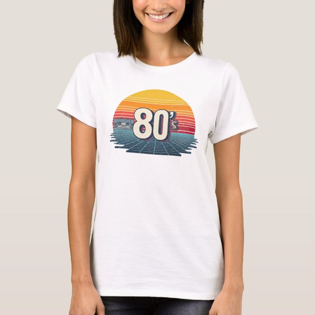 Retro 80er T-Shirt (Vorderseite)