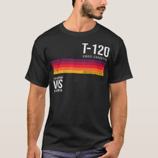 Retro-80er-Videokassette-VHS-T-Shirt T-Shirt