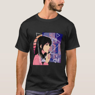 Retro 80's Japanisch Lofi Vaporwave Ästhetik Sad A T-Shirt