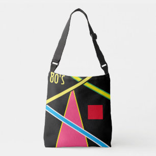 Retro 80's Style Shoulder Bag Tragetaschen Mit Langen Trägern