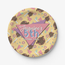 Retro 80's Yellow Baby Hippo Geburtstag