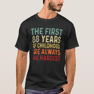 Retro 88 Jahre alte Männer Frauen Sprichwort 88. G T-Shirt