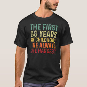 Retro 88 Jahre alte Männer Frauen Sprichwort 88. G T-Shirt