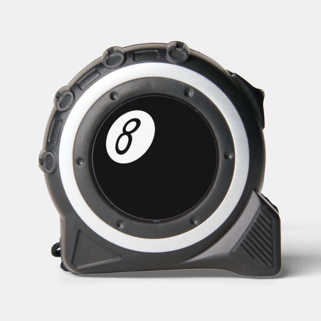 Retro 8-Ball Maßband (Vorderseite)