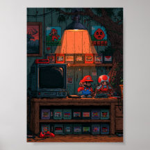 Retro-8-Bit-Pixel-Art-Spielzimmer 