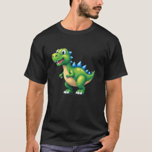 Retro 8 Bit T Rex Pixel Art Vintag Gamer Dinosauri T-Shirt