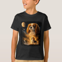 Retro 90er Cavalier King Charles Spaniel heult