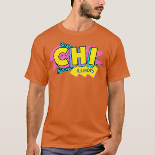 Retro 90er Chicago CHI Krass Memphis Style 90er Vi T-Shirt