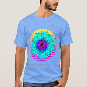 Retro 90er Jahre Art Garden Blume Blossom Vaporwav T-Shirt