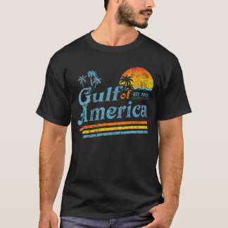 Retro 90er Jahre Golf of US America Flag Sommer 20 T-Shirt