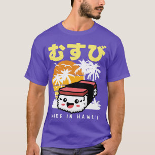 Retro 90er Japanase Hawaiian Spam Musubi 90er Kawa T-Shirt