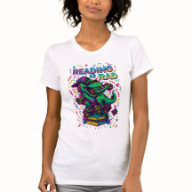 Retro 90er Nostalgie Lesen Shirt - Frauenschnitt