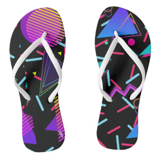 Retro-90er Nostalgie-Zehenstegsandalen Flip Flops