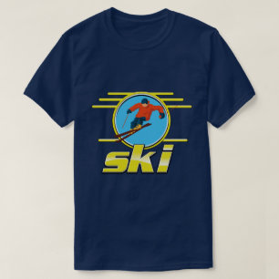 Retro-90er-Ski-Logo T-Shirt