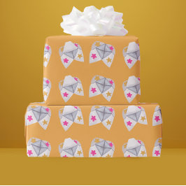 Retro 90's Cootie Catcher Geschenkpapier