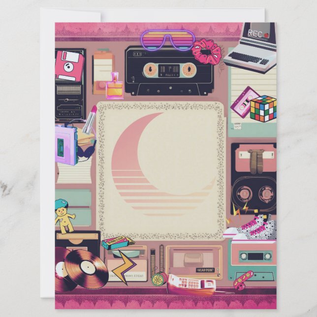 Retro 90's Letterhead (Vorderseite)