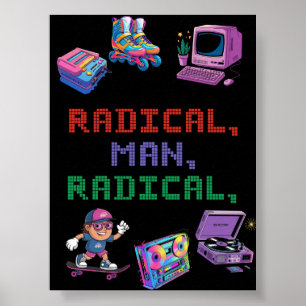 Retro 90s Streetwear Poster