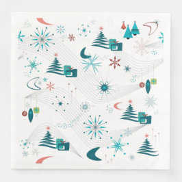 Retro A Go-Go Weihnachten Serviette