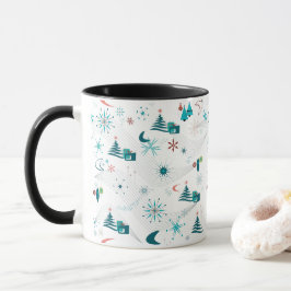 Retro A Go-Go Weihnachten Tasse