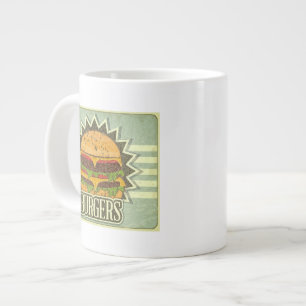 Retro-Abdeckung für schnelle Speisen Jumbo-Tasse