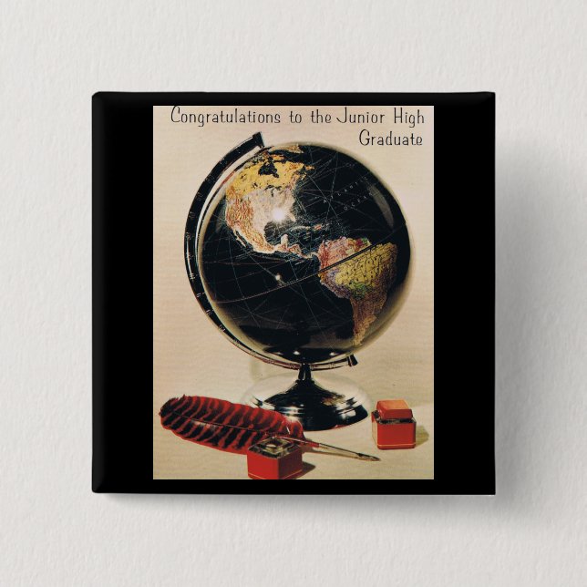 Retro-Abschluss Button (Vorderseite)