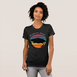 Retro Abschluss Graduate Cap Mortarboard T-Shirt