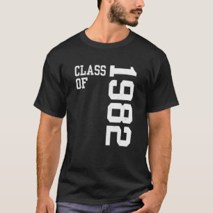 Retro-Abschlussklasse 1982 Abiturtreffen Wein T-Shirt