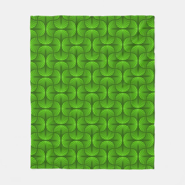 Retro Abstrakt Fleece Blanket (Vorderseite)