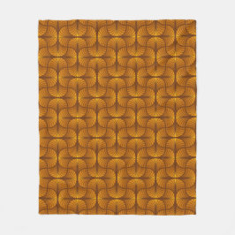 Retro Abstrakt Fleece Blanket