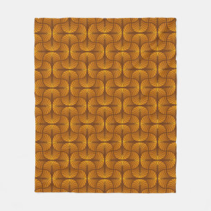 Retro Abstrakt Fleece Blanket