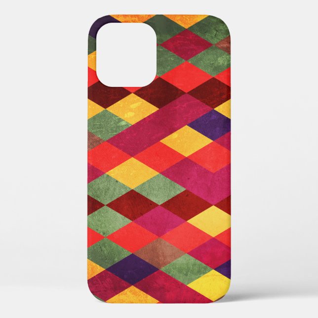 Retro Abstrakt: Vintages Muster Case-Mate iPhone Hülle (Rückseite)