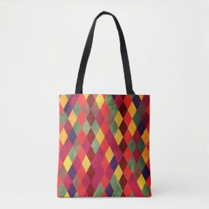 Retro Abstrakt: Vintages Muster Tasche