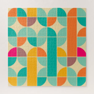 Retro-Abstrakt: Zeitloses nahtloses Design.