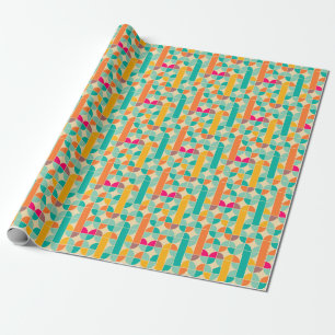 Retro-Abstrakt: Zeitloses nahtloses Design. Geschenkpapier