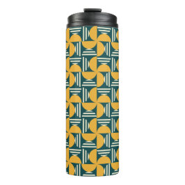 Retro-Abstrakte des Mitteljahrhunderts Thermosbecher