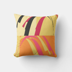 Retro Abstrakte Kunst #4 Kissen