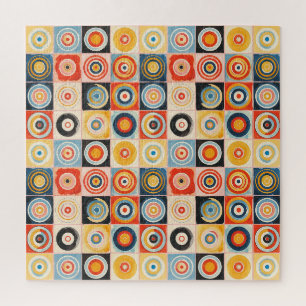 Retro-Abstrakte Kunst im Stil von Hilma af Klint