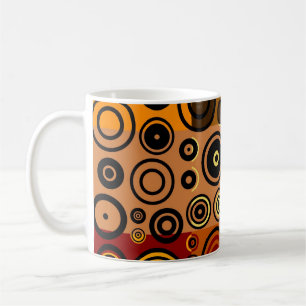 Retro Abstrakte Kunstwerke Kaffeetasse