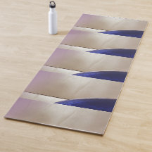 Retro-Abstrakte Semi-Circles auf Soft-Gold