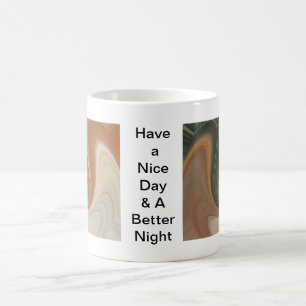 Retro-Abstrakter Kunstdruck Kaffeetasse