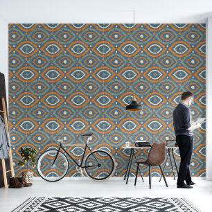 Retro abstraktes Design im Ikat navajo Stil. Tapete