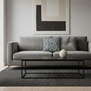 Retro abstraktes geometrisches Muster Wurfkissen Kissen