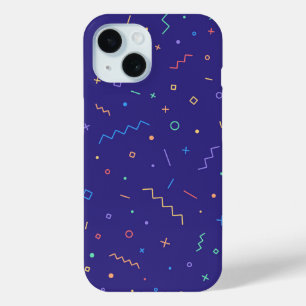 Retro-Abstraktes Neonmuster Case-Mate iPhone Hülle