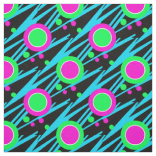 Retro abstraktes Polka-Punkt-Muster Stoff