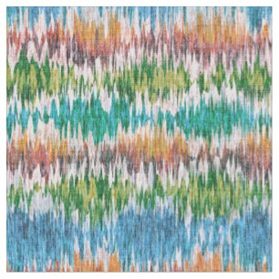 Retro abstraktes Streifendesign im Ikat-Stil. Stoff