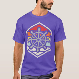 Retro Abzeichen Helm T-Shirt