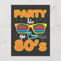 Retro Achtzigers Party wie der 80er