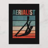 Retro Acrobat Aerial Silks Girl Aerialist