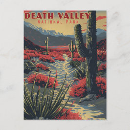 Retro Adventure in Death Valley (Nationalpark) Postkarte