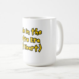 Retro Aesthetic Mug – Minimalist Vintage Typograph Kaffeetasse